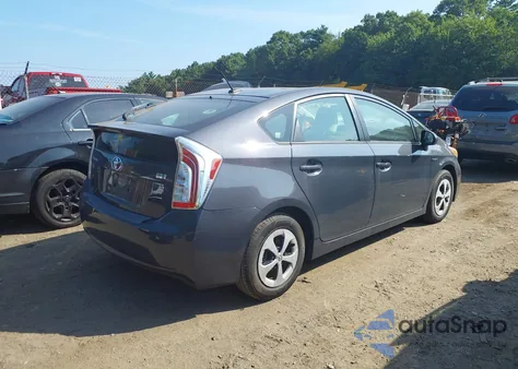 2012 Toyota Prius Three from USA, damaged, VIN JTDKN3DU1C1537712